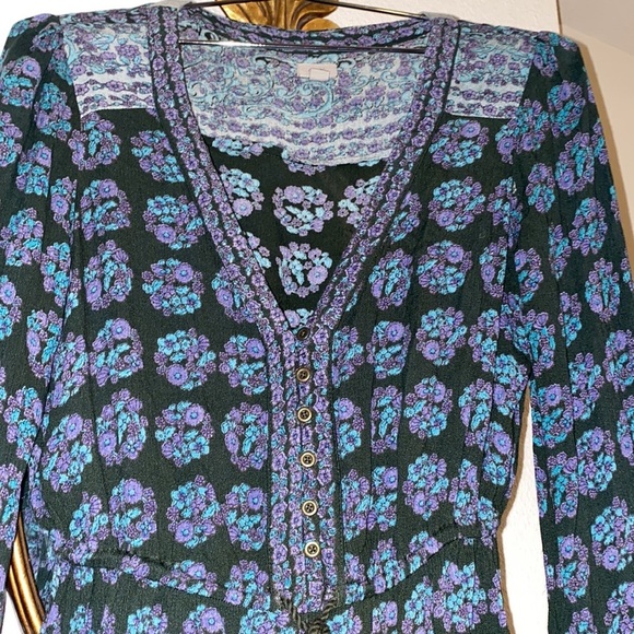 ecote’ XS blue turquoise purple jumper romper - Picture 4 of 11